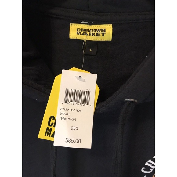 NEW CHINATOWN MARKET Hoodie, LARGE, Keeping the Game Fresh - Picture 7 of 16